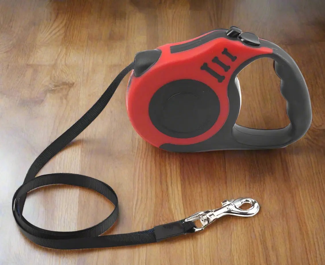 Correa Retráctil Automática para Perro 5 Metros con Sistema de Freno de un Toque