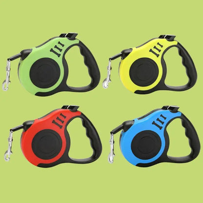Correa Retráctil Automática para Perro 5 Metros con Sistema de Freno de un Toque